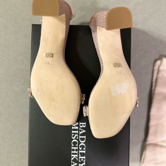 Badgley Mischka MP5802 | Harriet Open Toe Block Heel - Picture 8 of 11